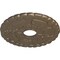 Ekena Millwork Kendall Train Station Medallion (Canopies up to 3 7/8"), 18 1/2"OD x 3 7/8"ID x 1"P, Warm Silver CM18KDWSS - alternate 3